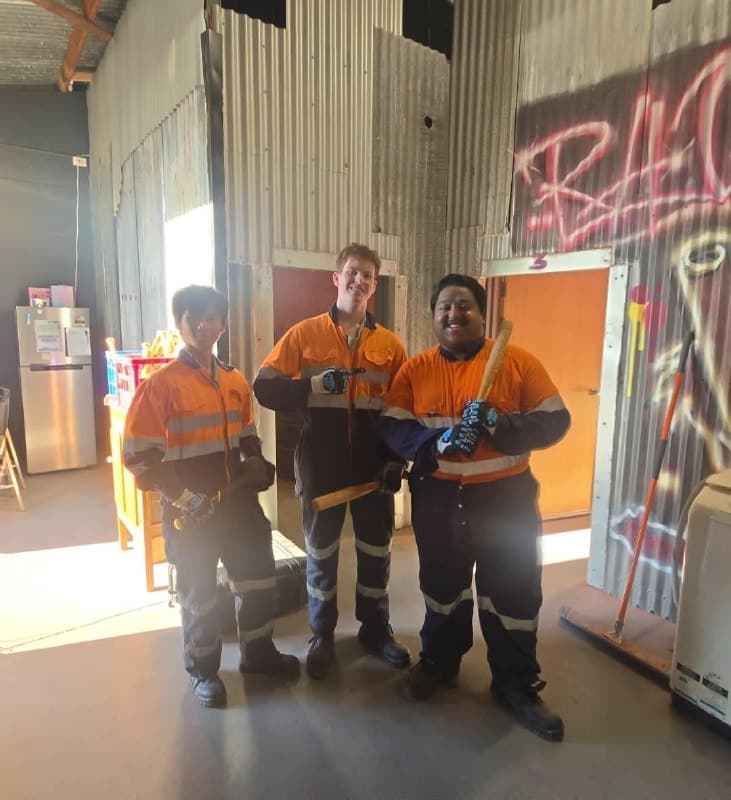 Demolition Den group shot